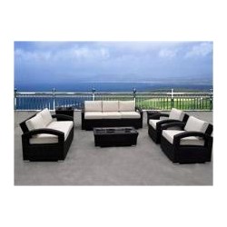 Outdoor sofa set 7 people. Weather resistant outdoor sofa set furniture