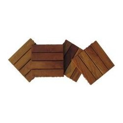 Solid teak wood deck
