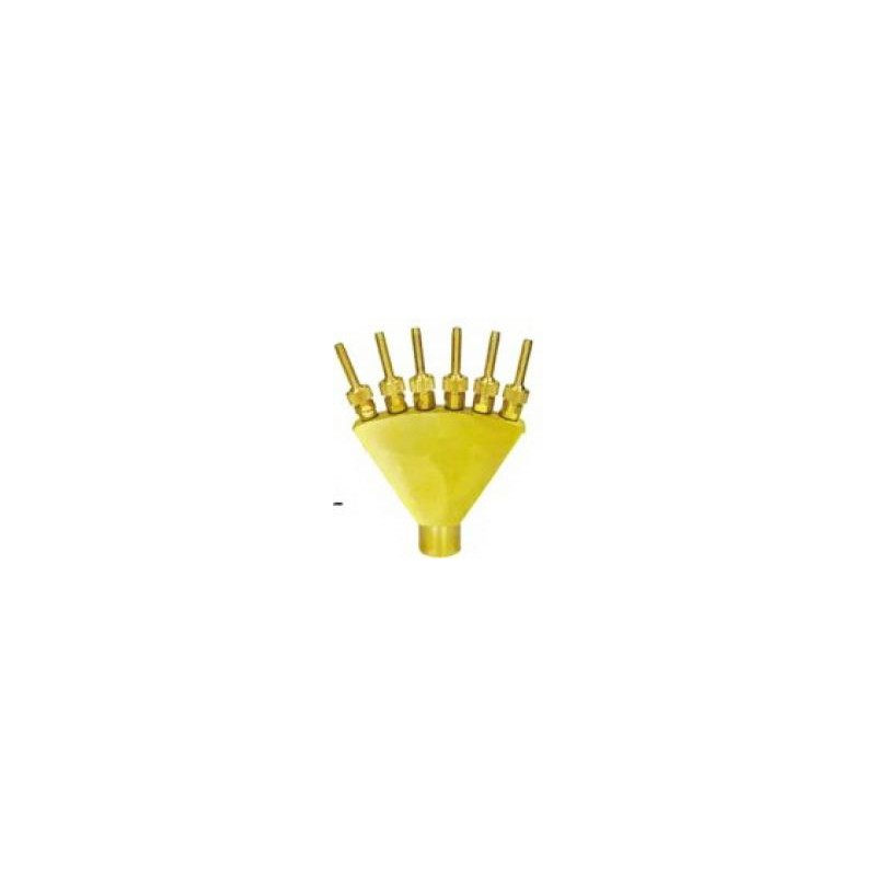 Finger jet nozzles made of brass for classical and musical fountains Finger jet nozzles made of brass for classical and musical fountains