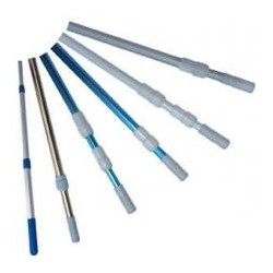 Ribbed swimming pool aluminum Telescopic pole