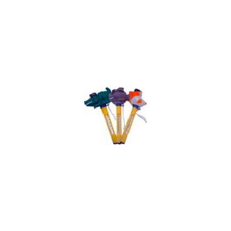 Floating cool pool animal thermometer